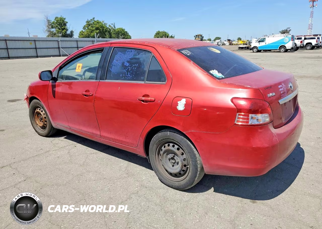 2008 Toyota Yaris Base VIN:JTDBT923681211947 - 2