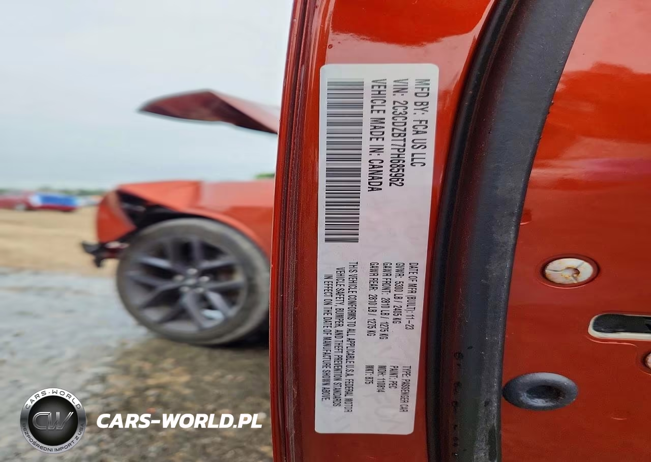 2023 Dodge Challenger R VIN:2C3CDZBT7PH685962 - 12
