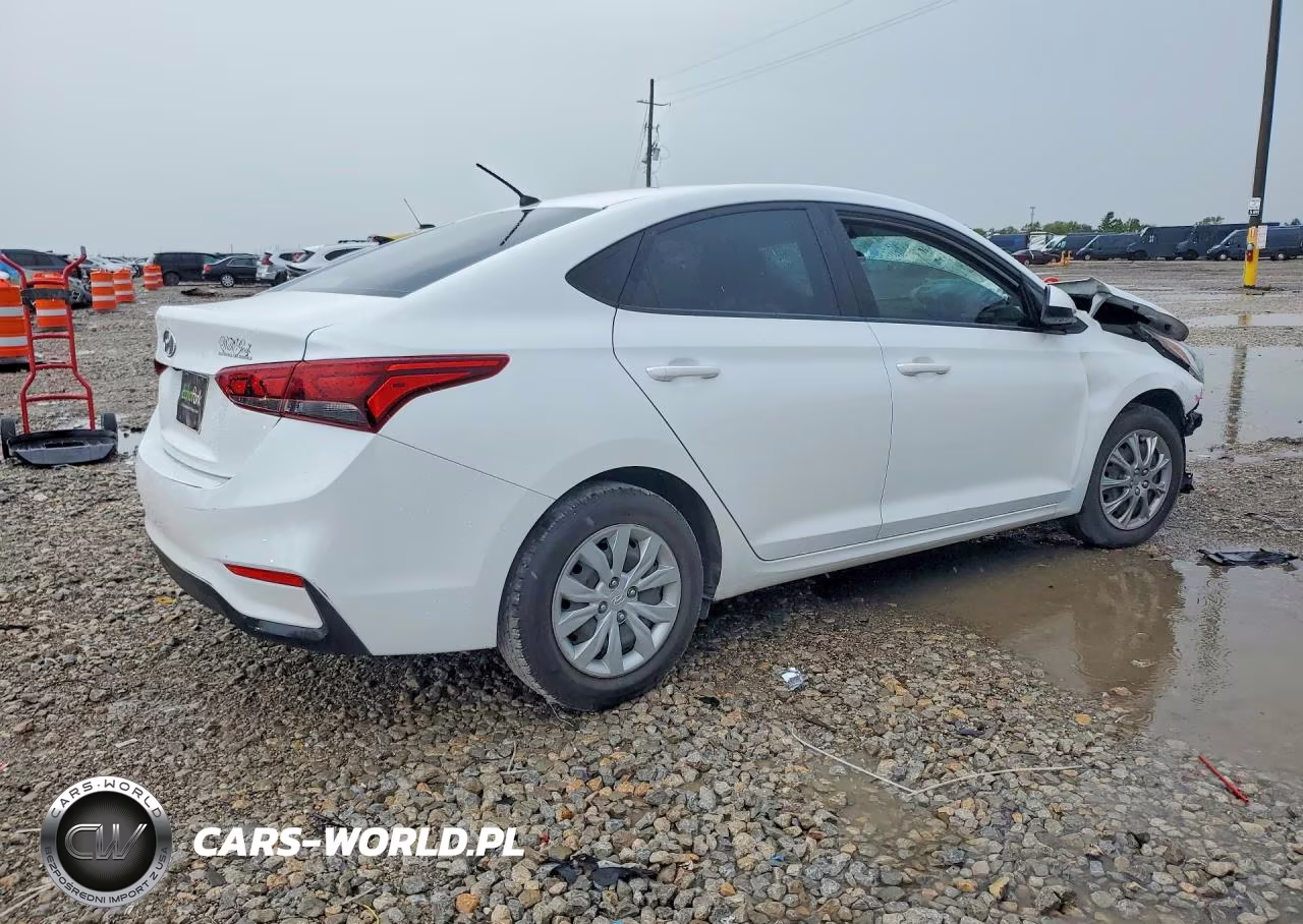 2021 Hyundai Accent Se VIN:3KPC24A66ME144070 - 3