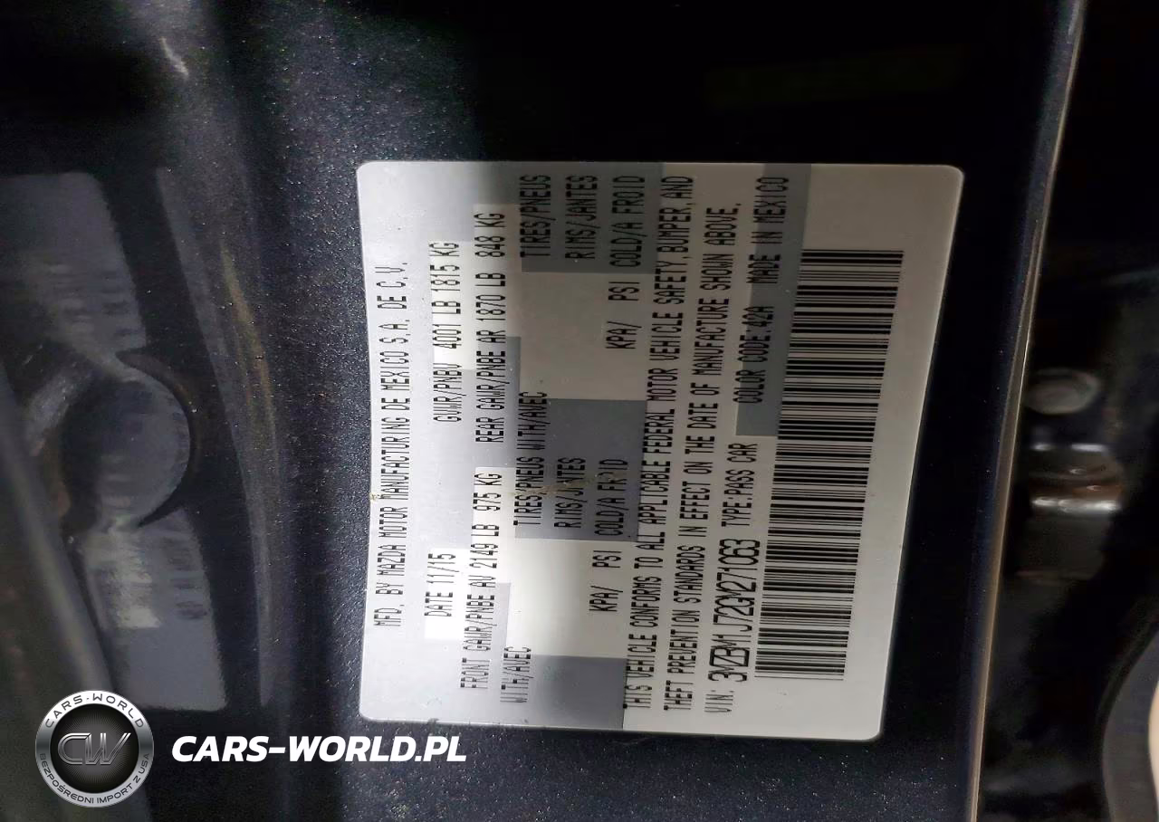 2016 Mazda 3 Sport VIN:3MZBM1J72GM271063 - 12