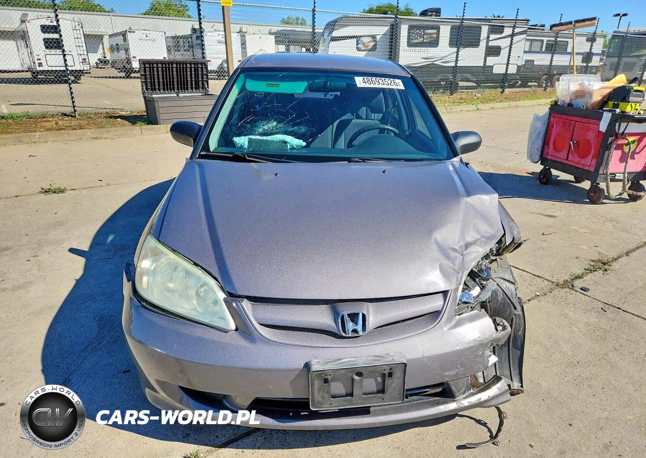 2004 Honda Civic Lx VIN:2HGES16574H509594 - 5