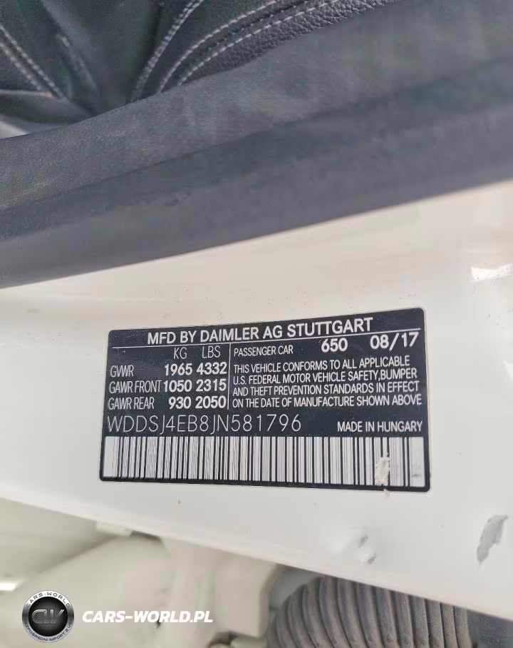 2018 Mercedes-Benz Cla 250 VIN:WDDSJ4EB8JN581796 - 12