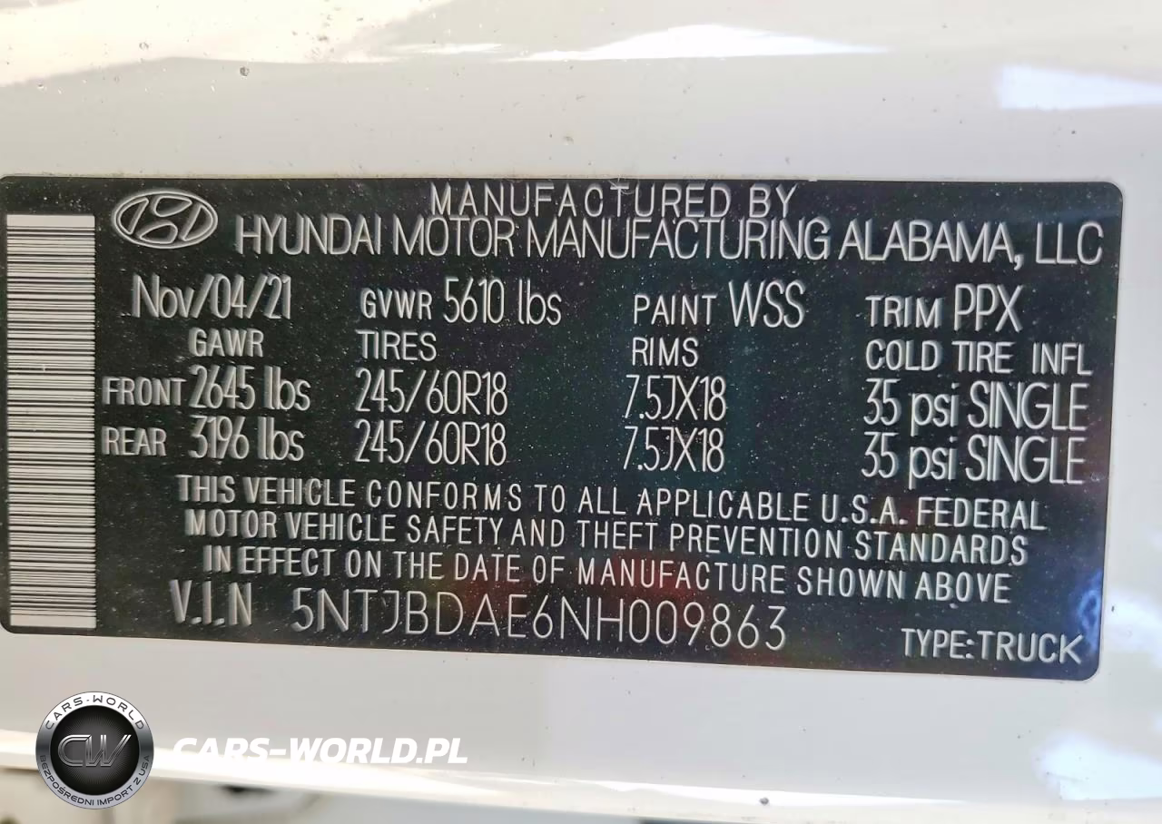 2022 Hyundai Santa Cruz Sel VIN:5NTJBDAE6NH009863 - 13