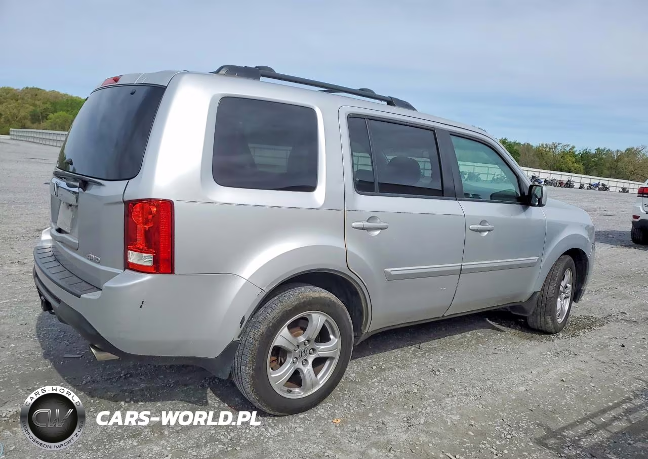 2012 Honda Pilot Exl VIN:5FNYF4H56CB029341 - 3