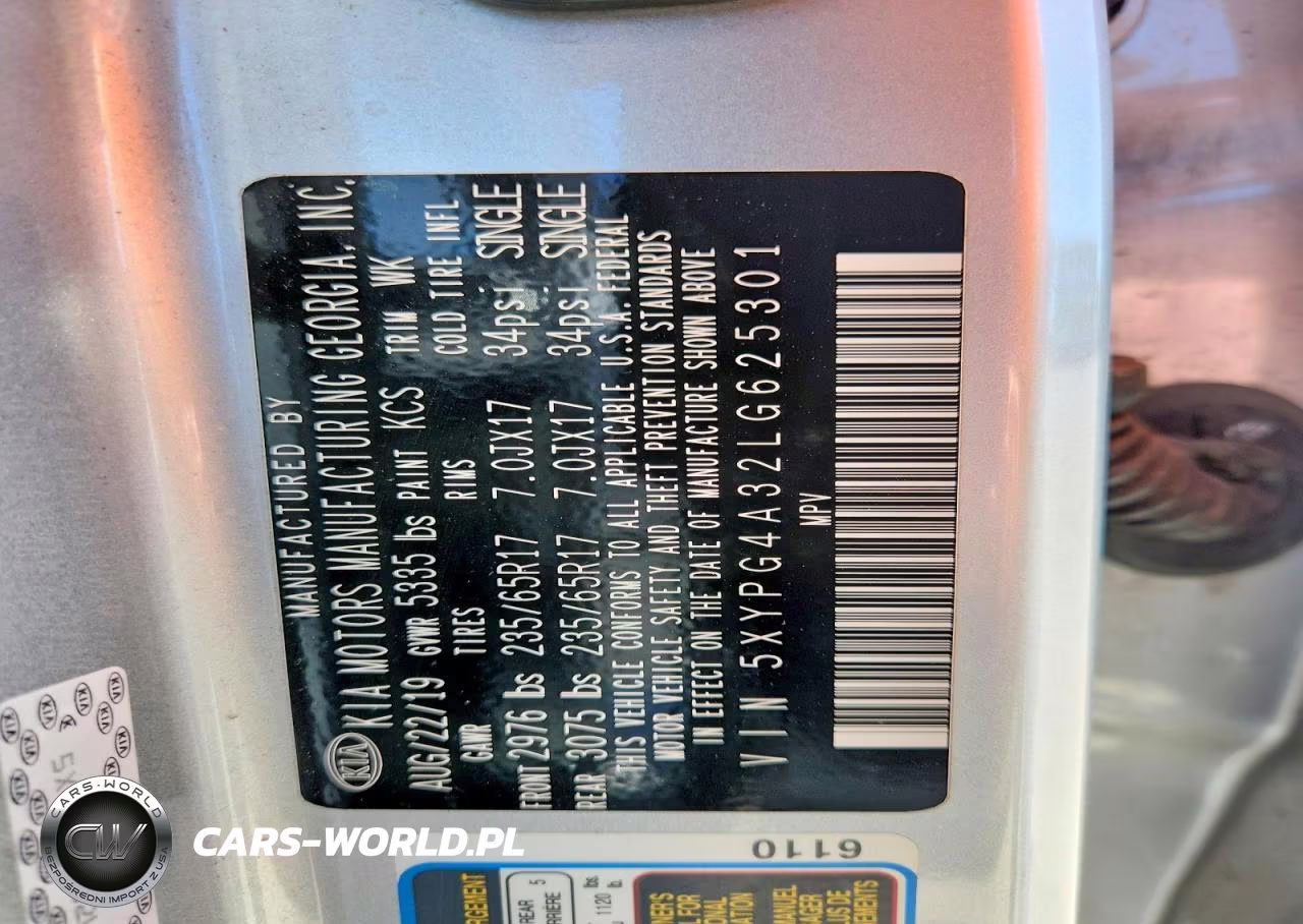 2020 Kia Sorento Lx VIN:5XYPG4A32LG625301 - 14