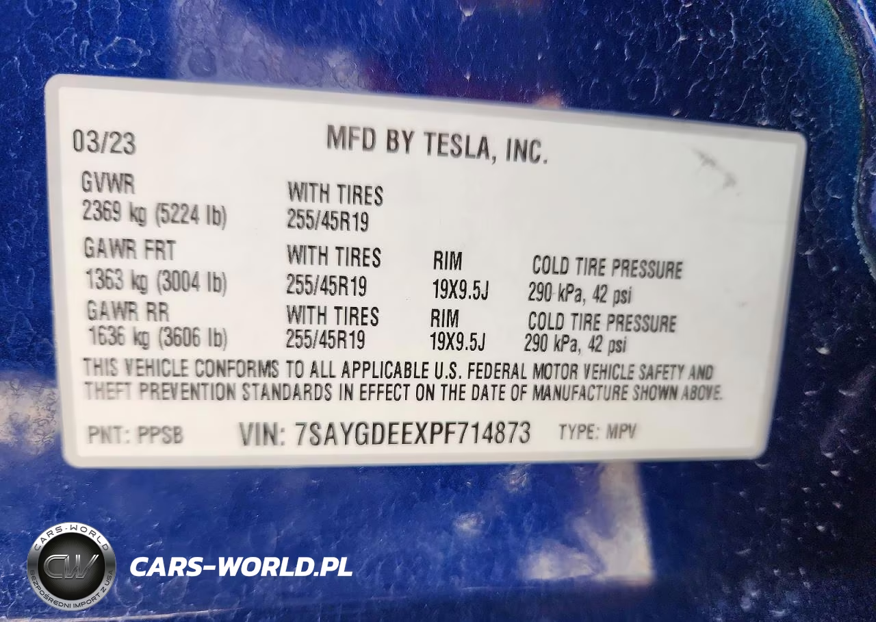 2023 Tesla Model Y VIN:7SAYGDEEXPF714873 - 12