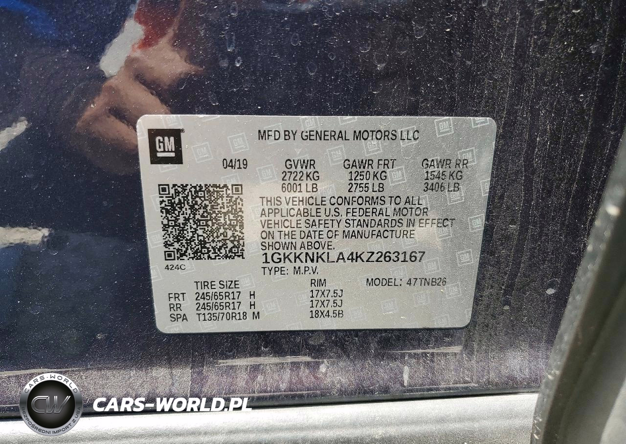 2019 GMC Acadia Sle VIN:1GKKNKLA4KZ263167 - 14