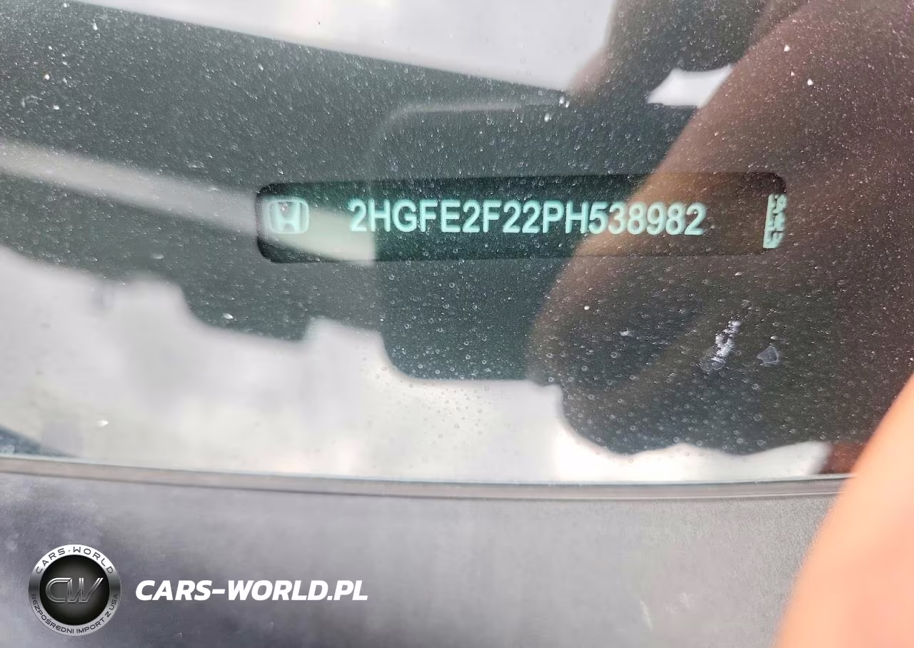 2023 Honda Civic Lx VIN:2HGFE2F22PH538982 - 12