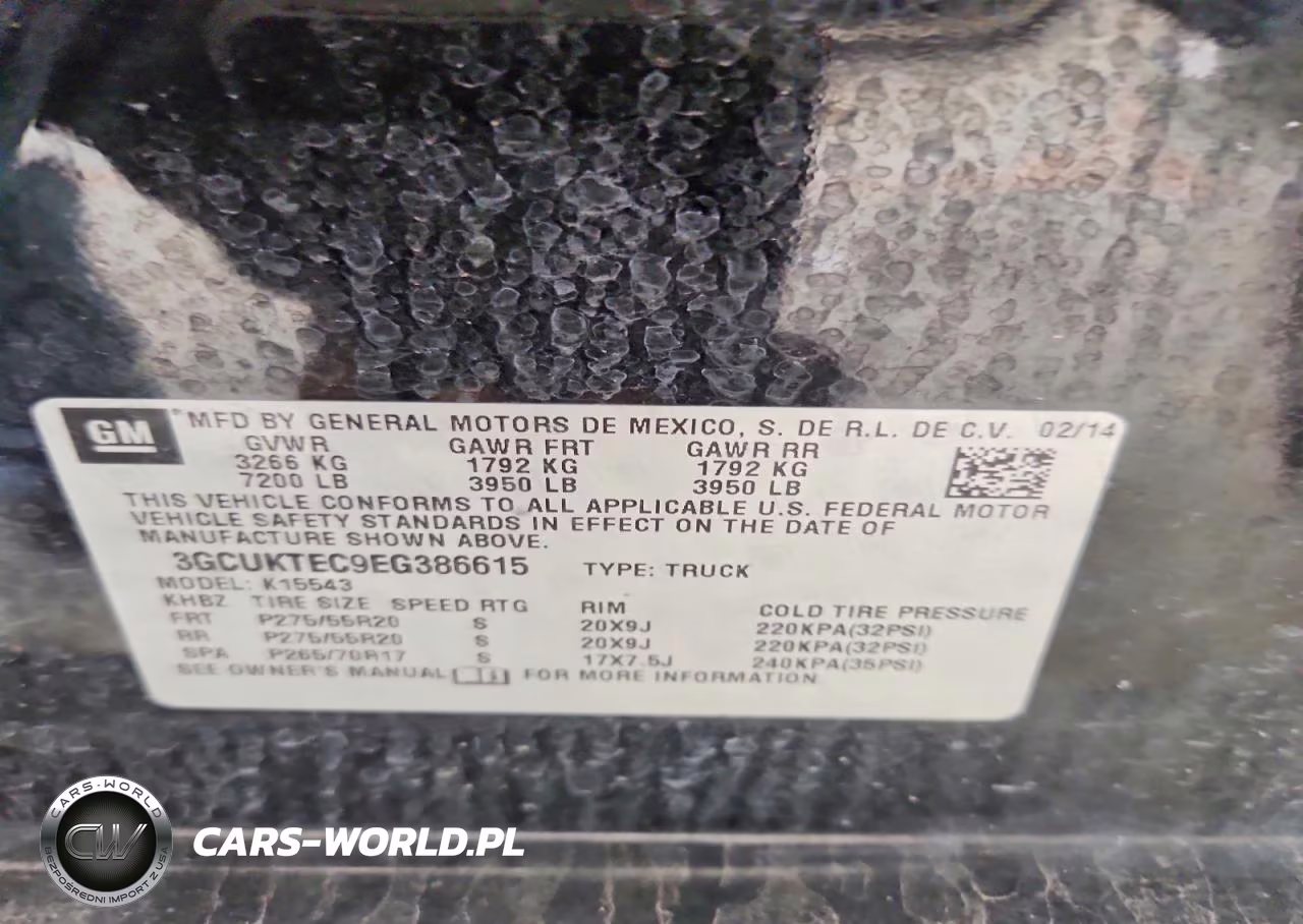 2014 Chevrolet Silverado K1500 High Country VIN:3GCUKTEC9EG386615 - 12