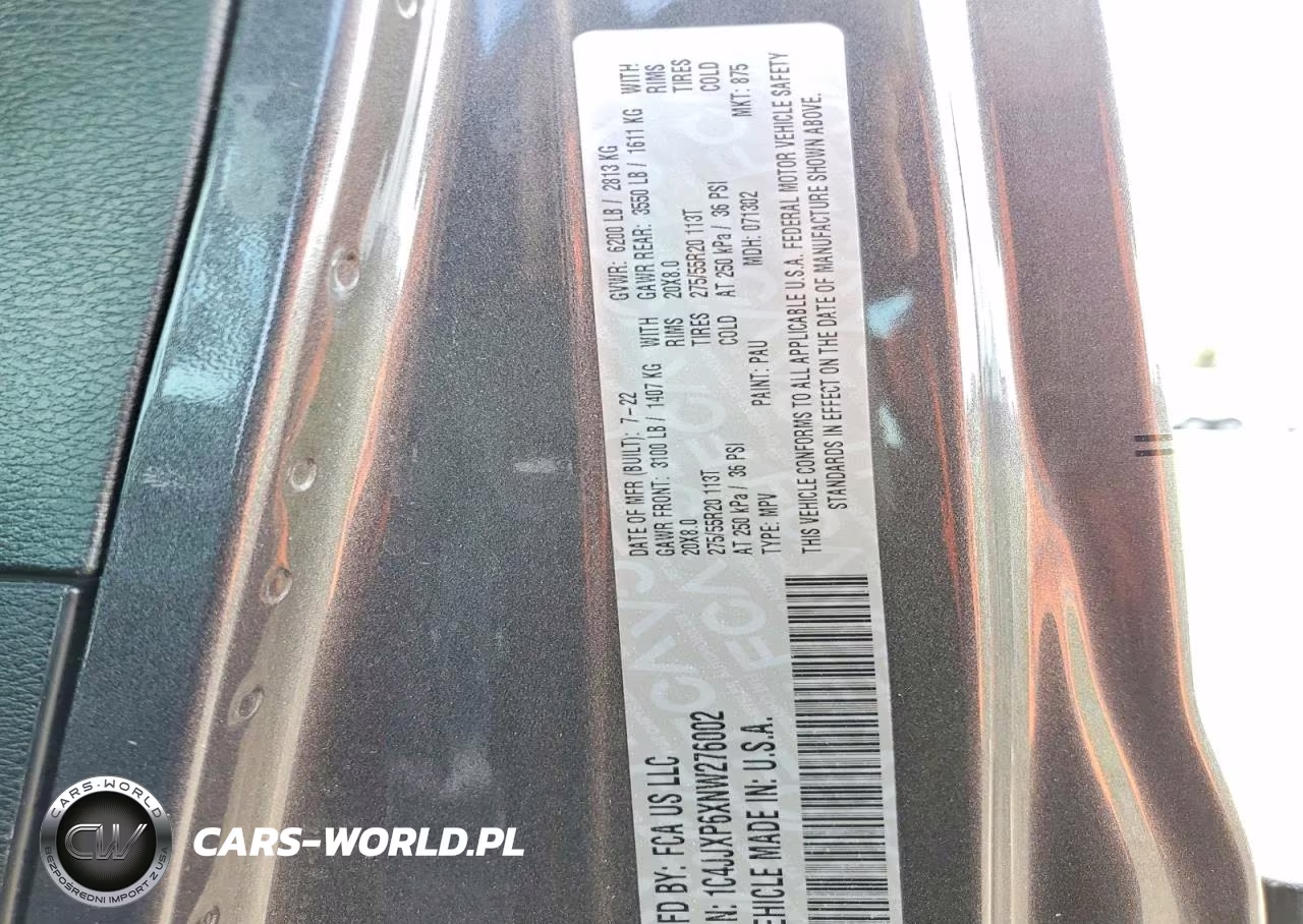 2022 Jeep Wrangler Unlimited Sahara 4Xe VIN:1C4JJXP6XNW276002 - 13