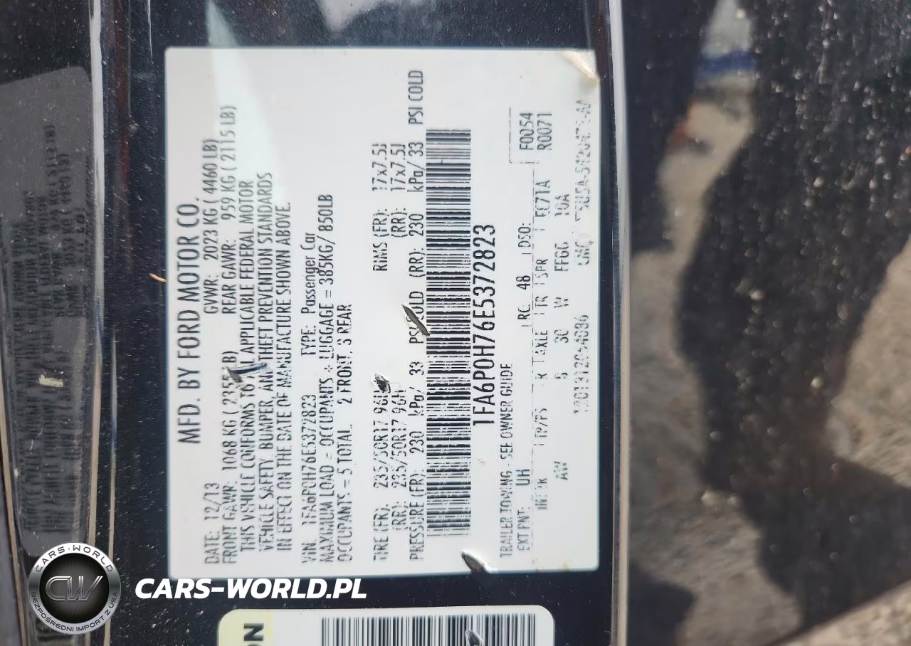 2014 Ford Fusion Se VIN:1FA6P0H76E5372823 - 12