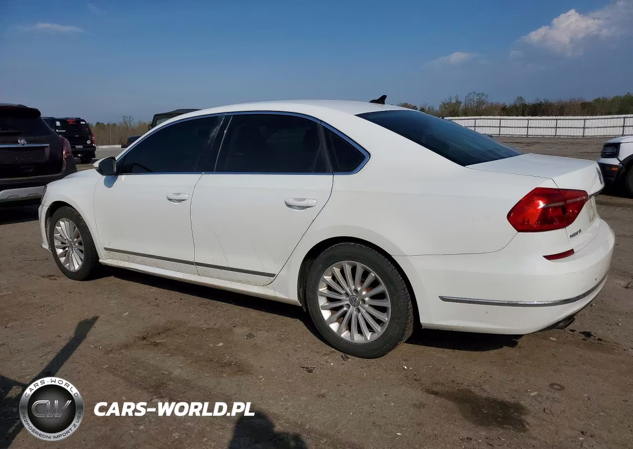 2016 Volkswagen Passat Se VIN:1VWBT7A32GC011623 - 2