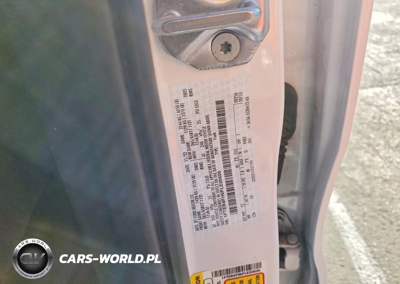 2023 Ford Ranger Xl VIN:1FTER4FH6PLE00606 - 12