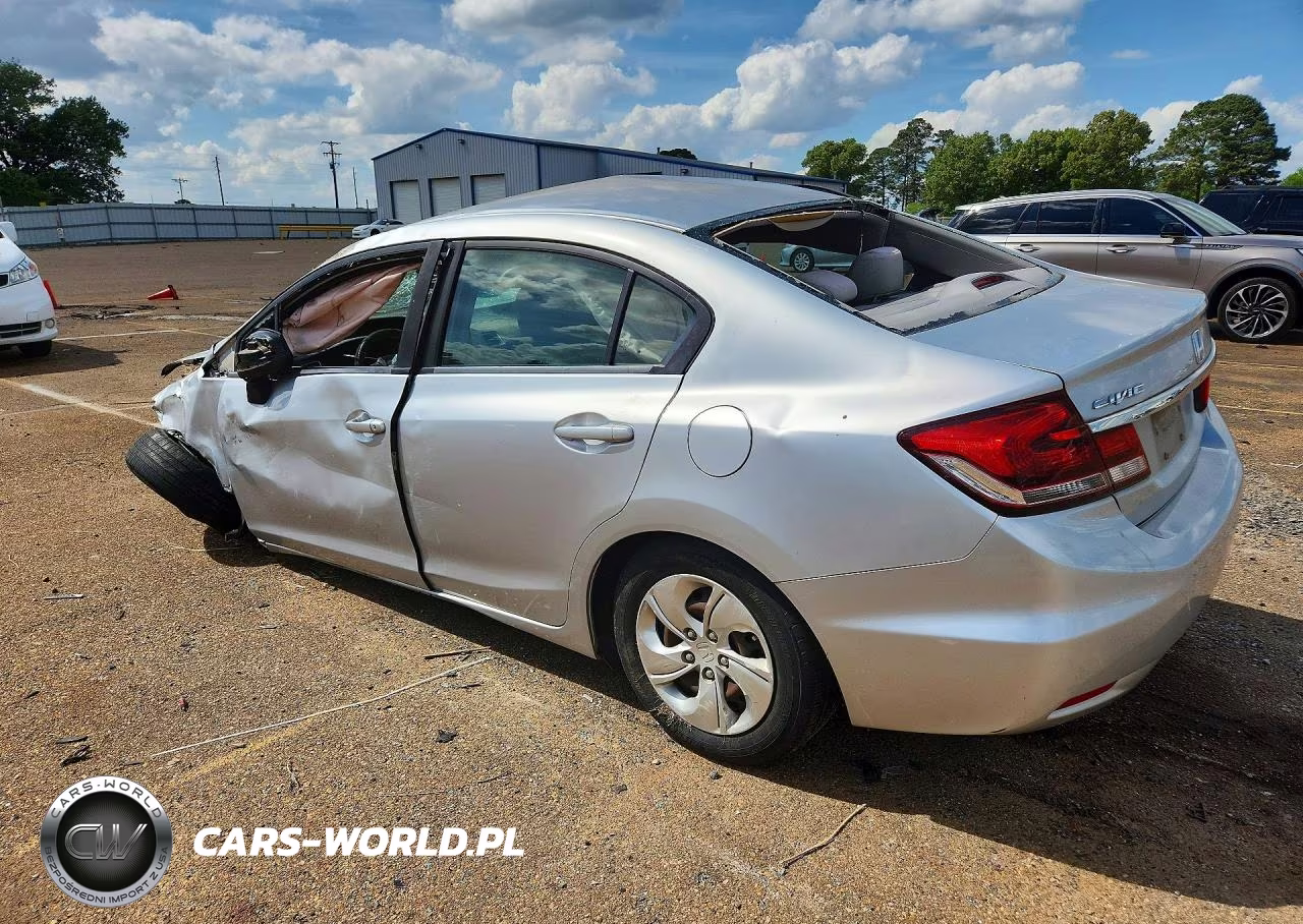 2013 Honda Civic Lx VIN:2HGFB2F59DH505542 - 2