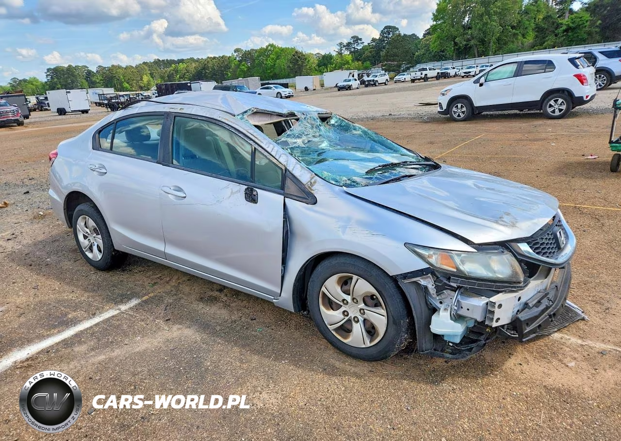 2013 Honda Civic Lx VIN:2HGFB2F59DH505542 - 4