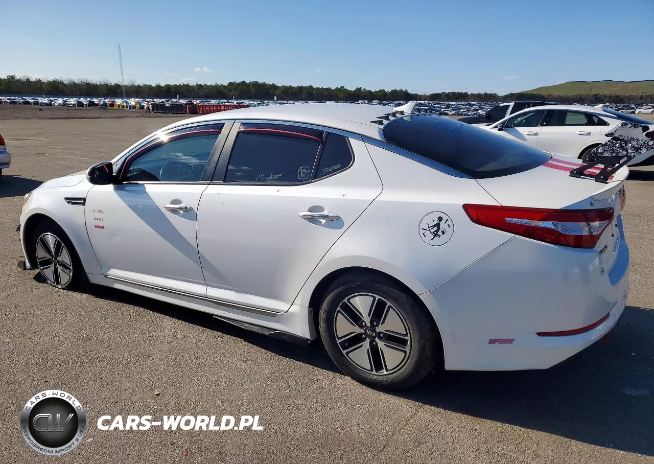 2012 Kia Optima Hybrid Lx VIN:KNAGM4AD7C5027552 - 2