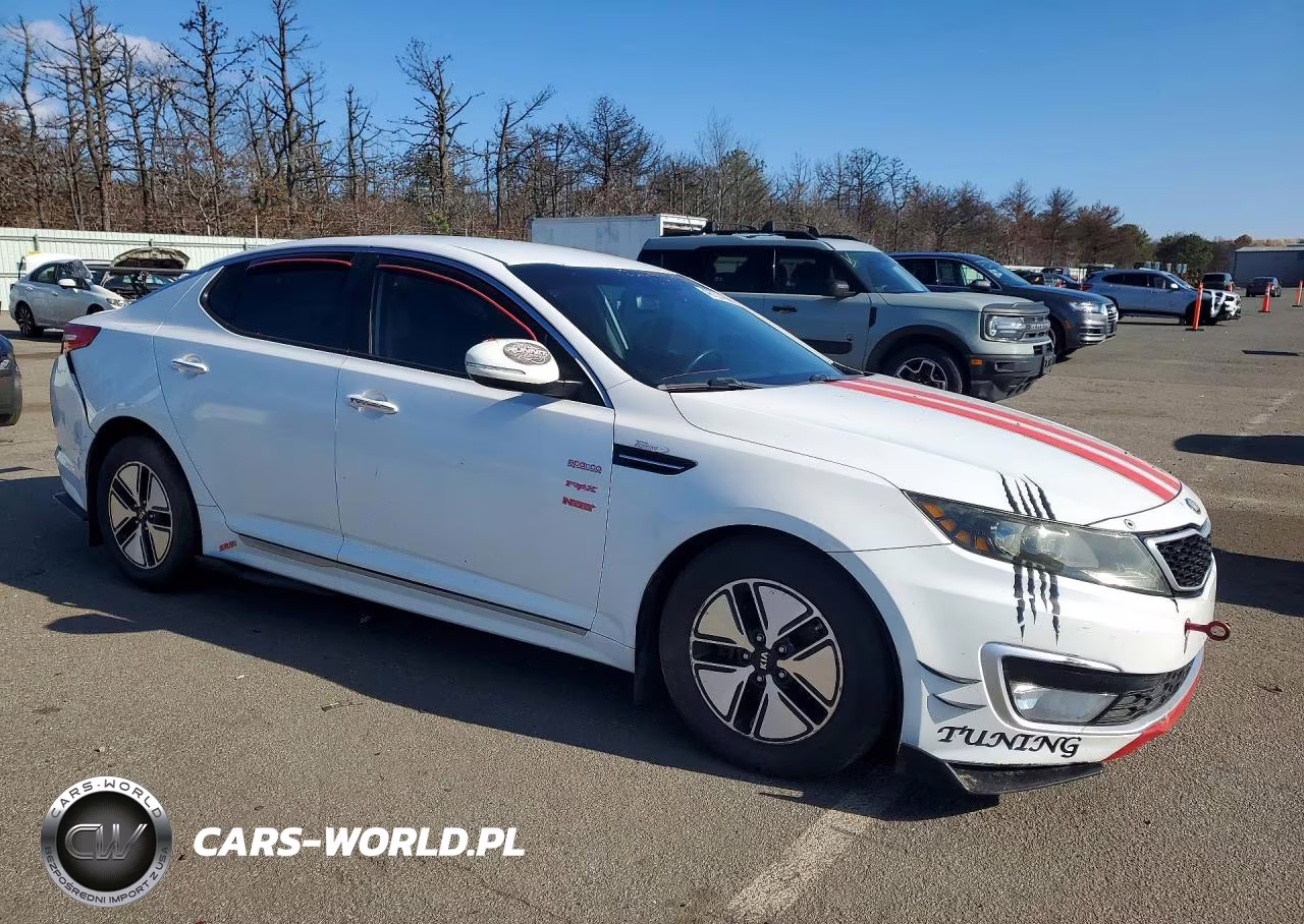 2012 Kia Optima Hybrid Lx VIN:KNAGM4AD7C5027552 - 4