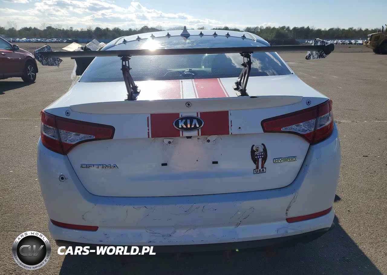 2012 Kia Optima Hybrid Lx VIN:KNAGM4AD7C5027552 - 6