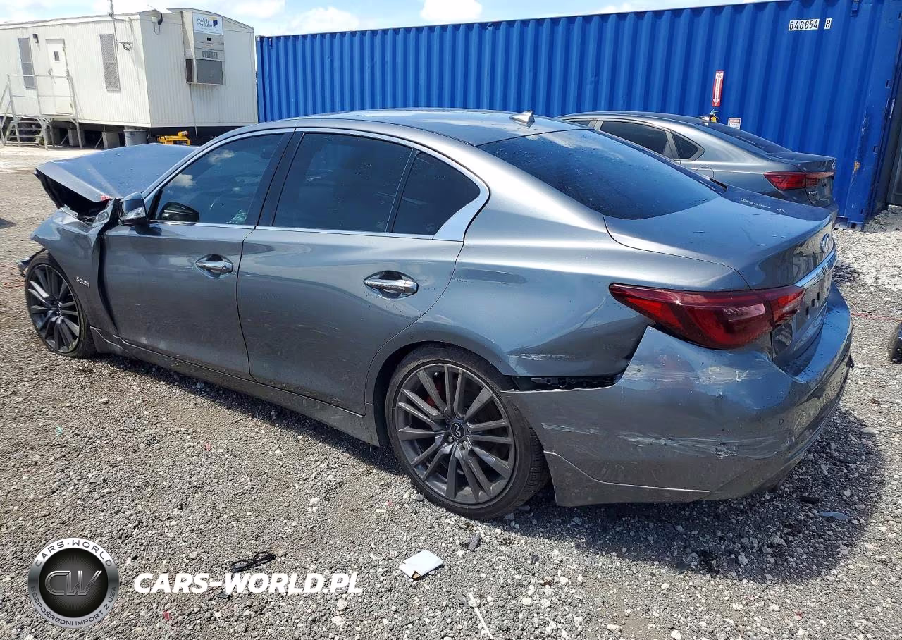 2019 Infiniti Q50 Red Sport 400 VIN:JN1FV7AP2KM760428 - 2