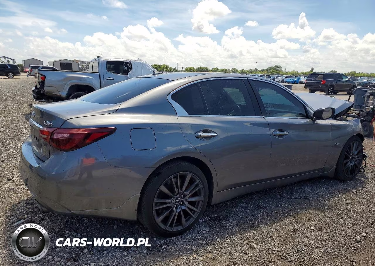 2019 Infiniti Q50 Red Sport 400 VIN:JN1FV7AP2KM760428 - 3