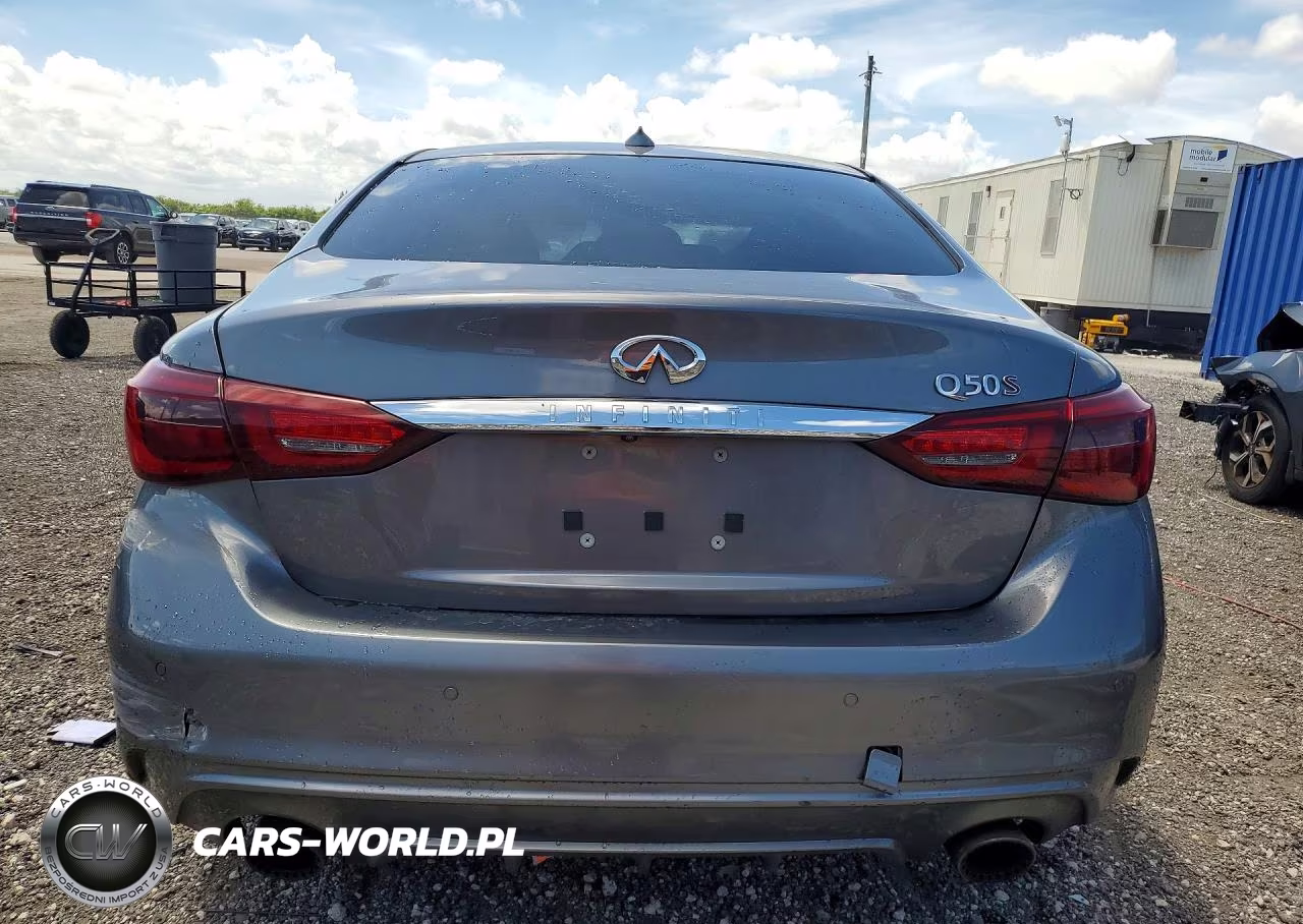 2019 Infiniti Q50 Red Sport 400 VIN:JN1FV7AP2KM760428 - 6