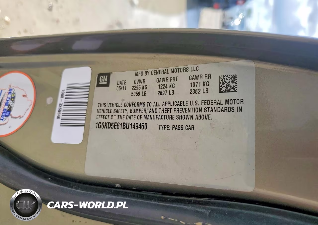 2011 Cadillac Dts Luxury Collection VIN:1G6KD5E61BU149460 - 12