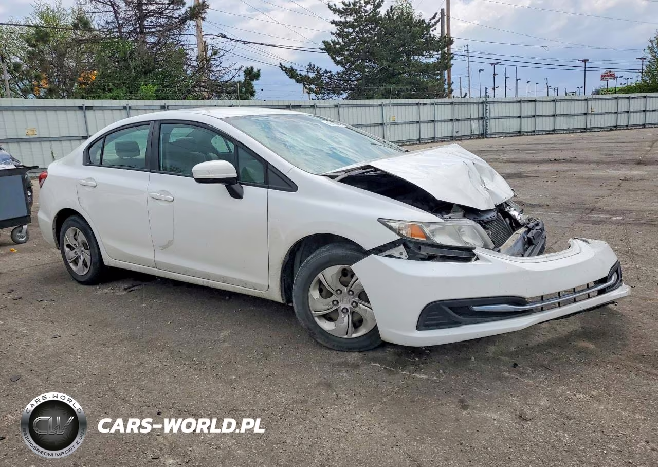 2014 Honda Civic Lx VIN:19XFB2F55EE022870 - 4