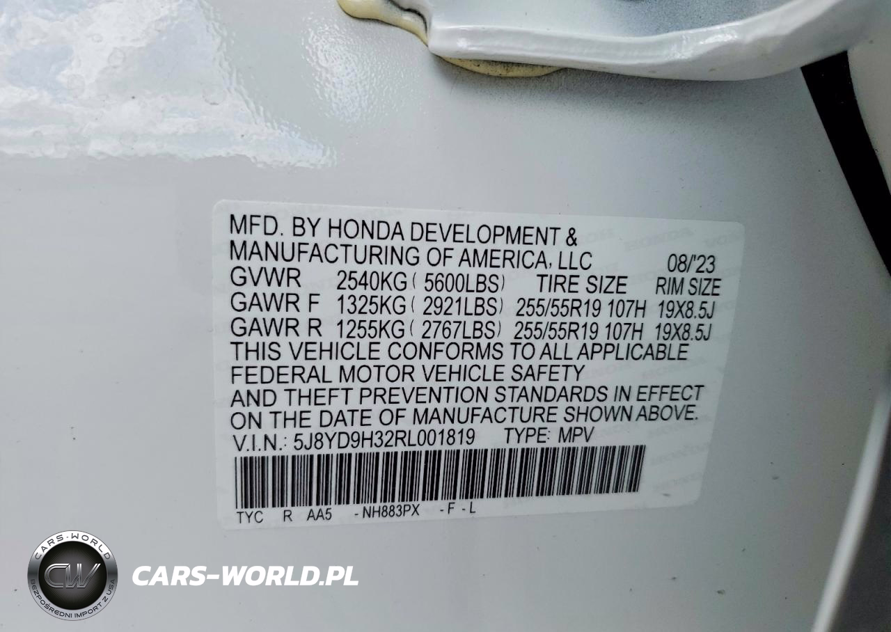 2024 Acura Mdx VIN:5J8YD9H32RL001819 - 13