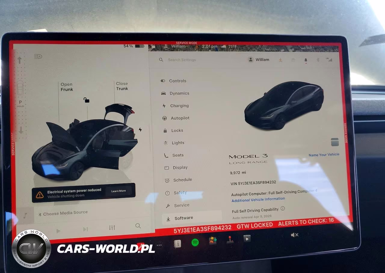 2025 Tesla Model 3 VIN:5YJ3E1EA3SF894232 - 9