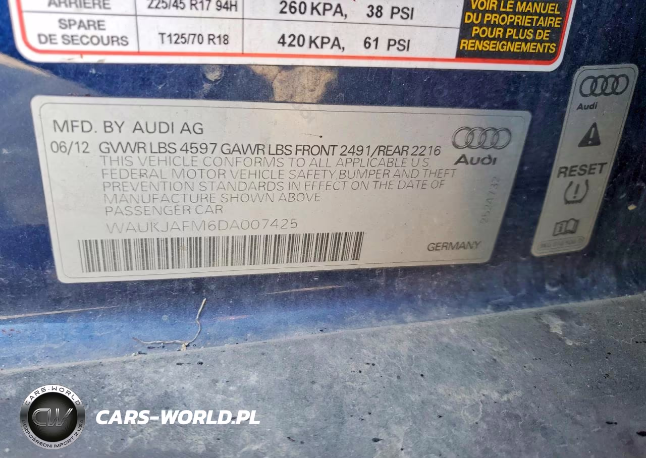2013 Audi A3 Premium Plus VIN:WAUKJAFM6DA007425 - 12