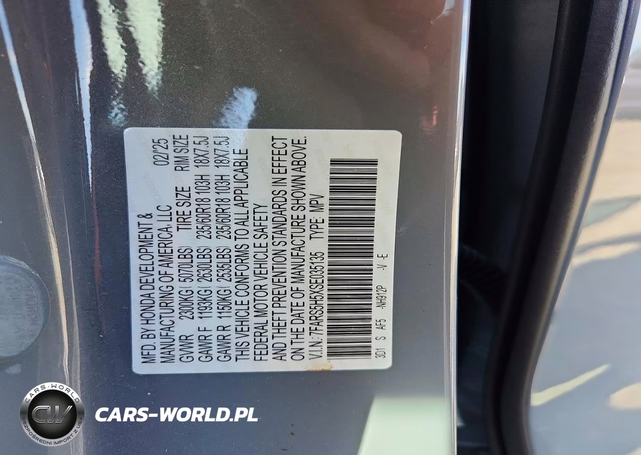 2025 Honda Cr-V Sport VIN:7FARS5H5XSE035135 - 12