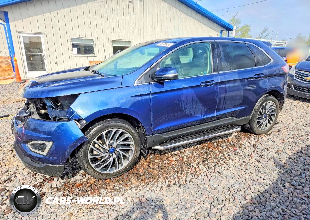2017 Ford Edge Sel VIN:2FMPK4J80HBB45940 - 1
