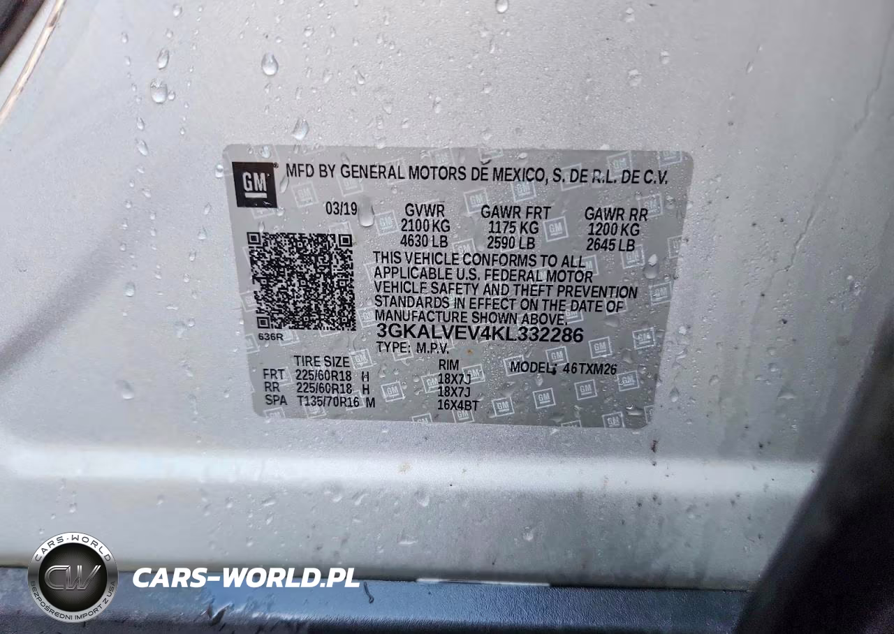 2019 GMC Terrain Slt VIN:3GKALVEV4KL332286 - 13