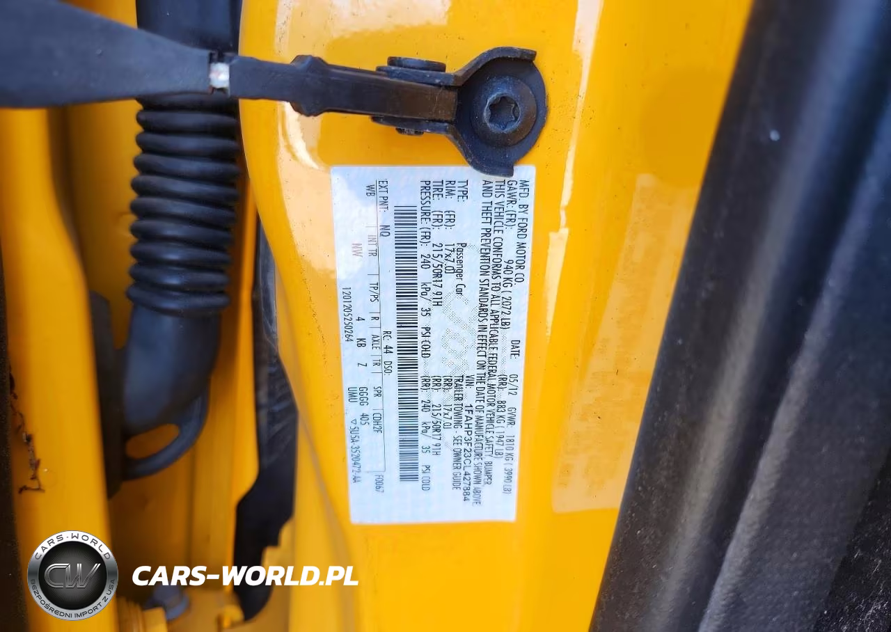 2012 Ford Focus Se VIN:1FAHP3F23CL427884 - 12