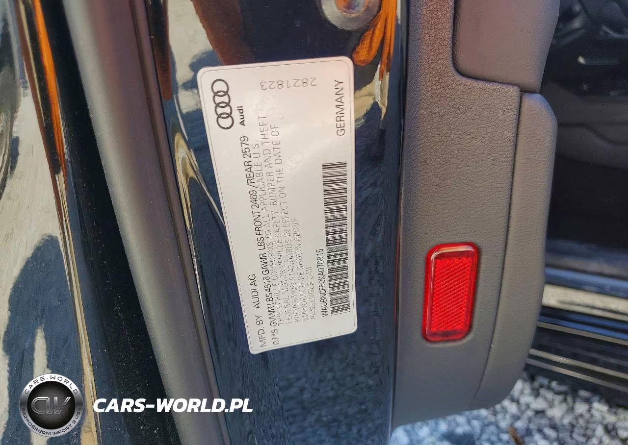 2019 Audi A5 Premium Plus VIN:WAUBNCF50KA070915 - 12