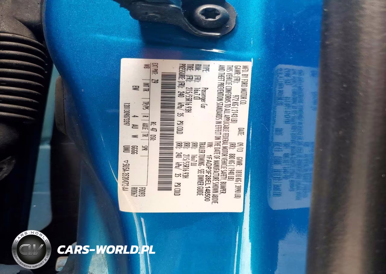 2014 Ford Focus Se VIN:1FADP3F28EL148500 - 12