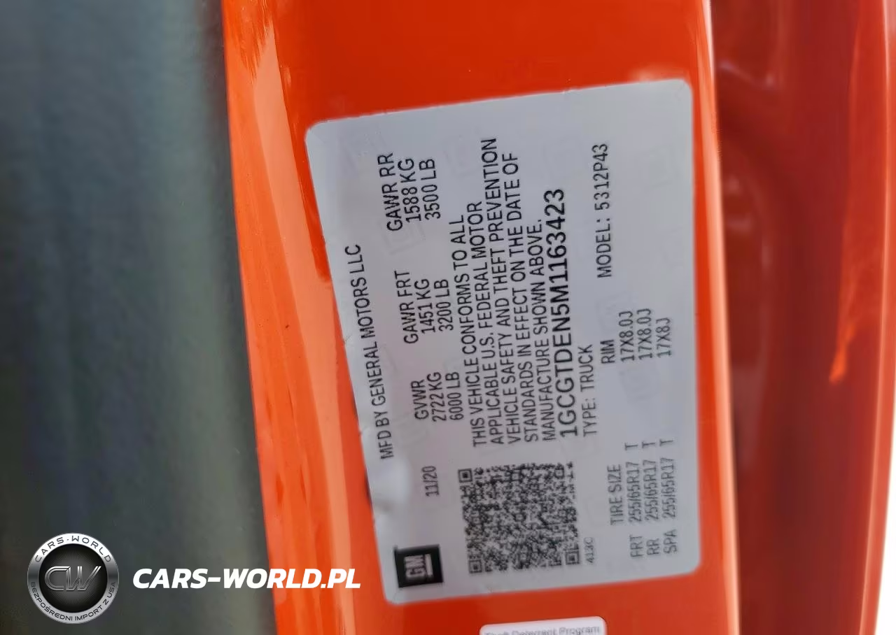 2021 Chevrolet Colorado Z71 VIN:1GCGTDEN5M1163423 - 13