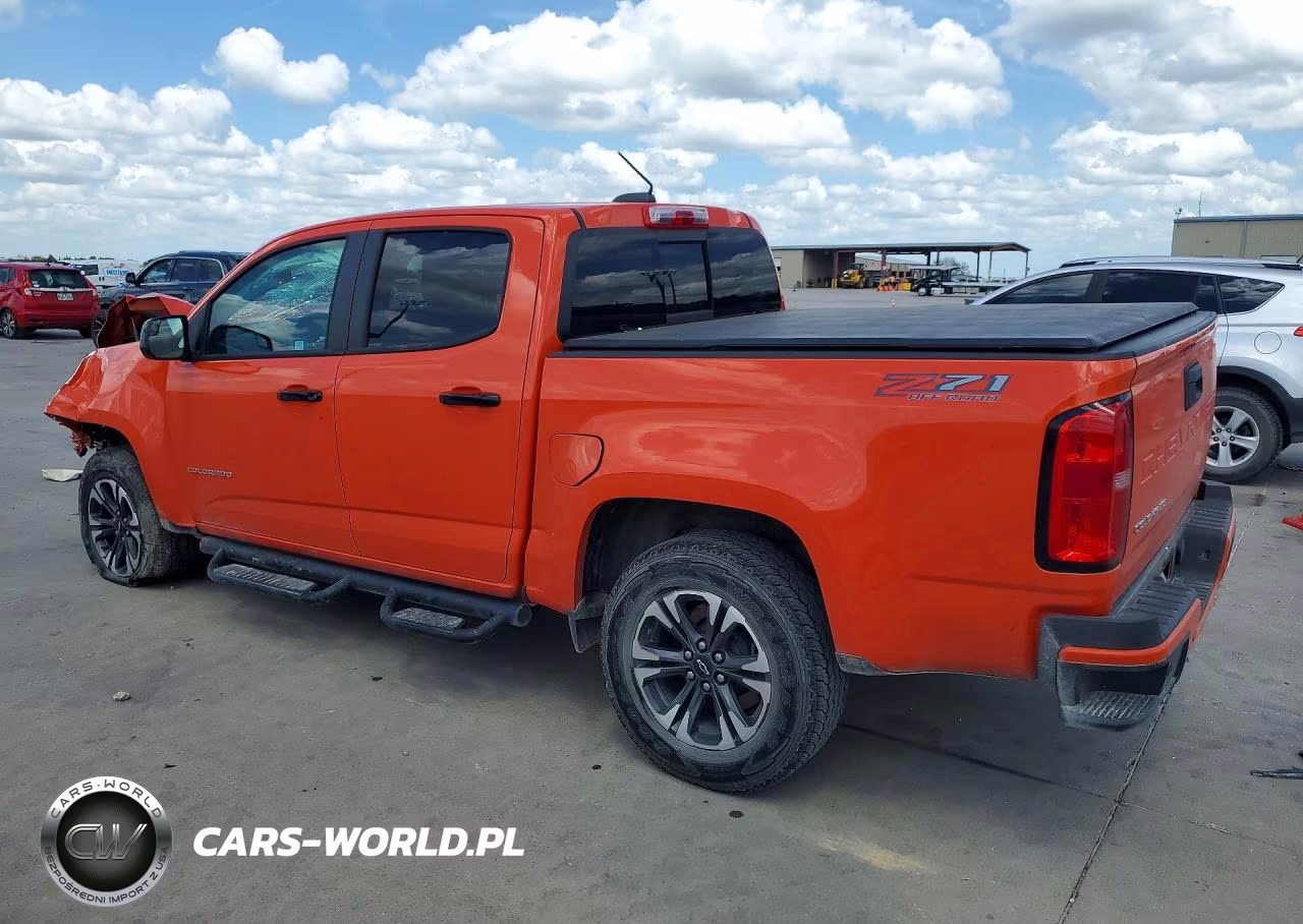 2021 Chevrolet Colorado Z71 VIN:1GCGTDEN5M1163423 - 2