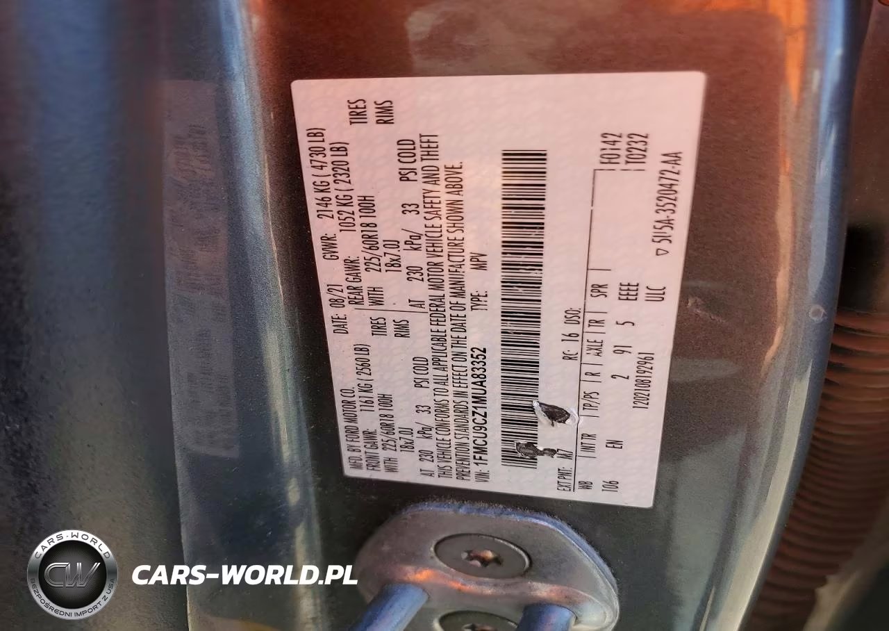 2021 Ford Escape Sel VIN:1FMCU9CZ1MUA83352 - 13