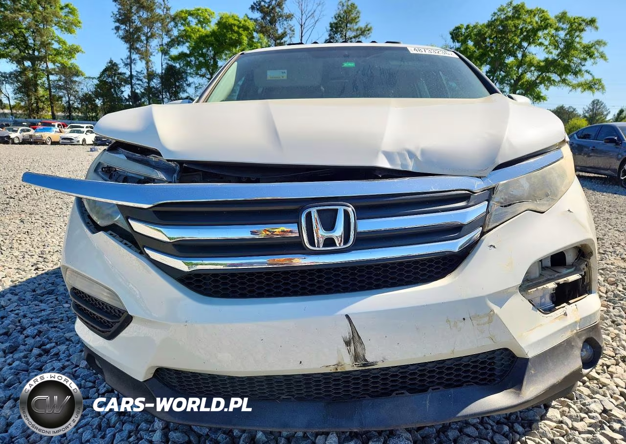 2017 Honda Pilot Exln VIN:5FNYF5H73HB038349 - 5