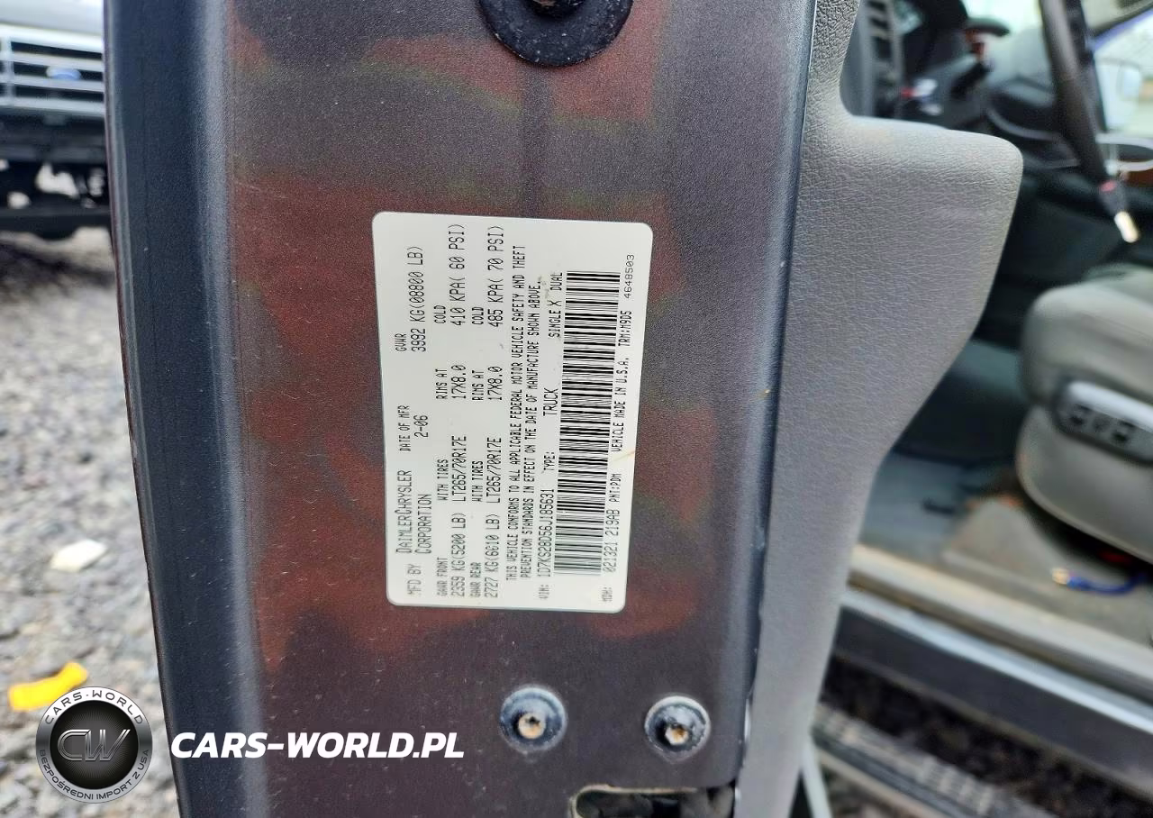 2006 Dodge Ram 2500 St VIN:1D7KS28D56J185631 - 12