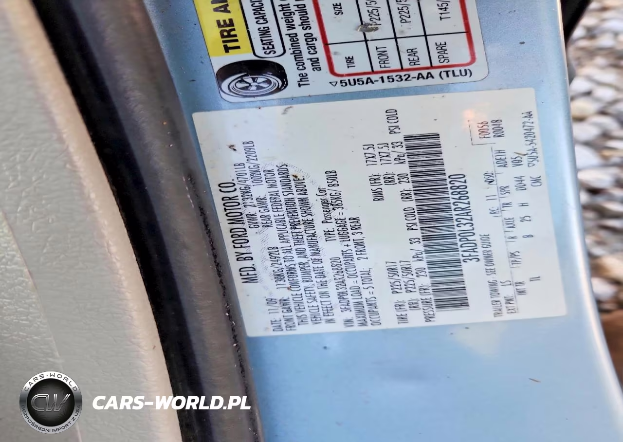 2010 Ford Fusion Hybrid VIN:3FADP0L32AR268820 - 12
