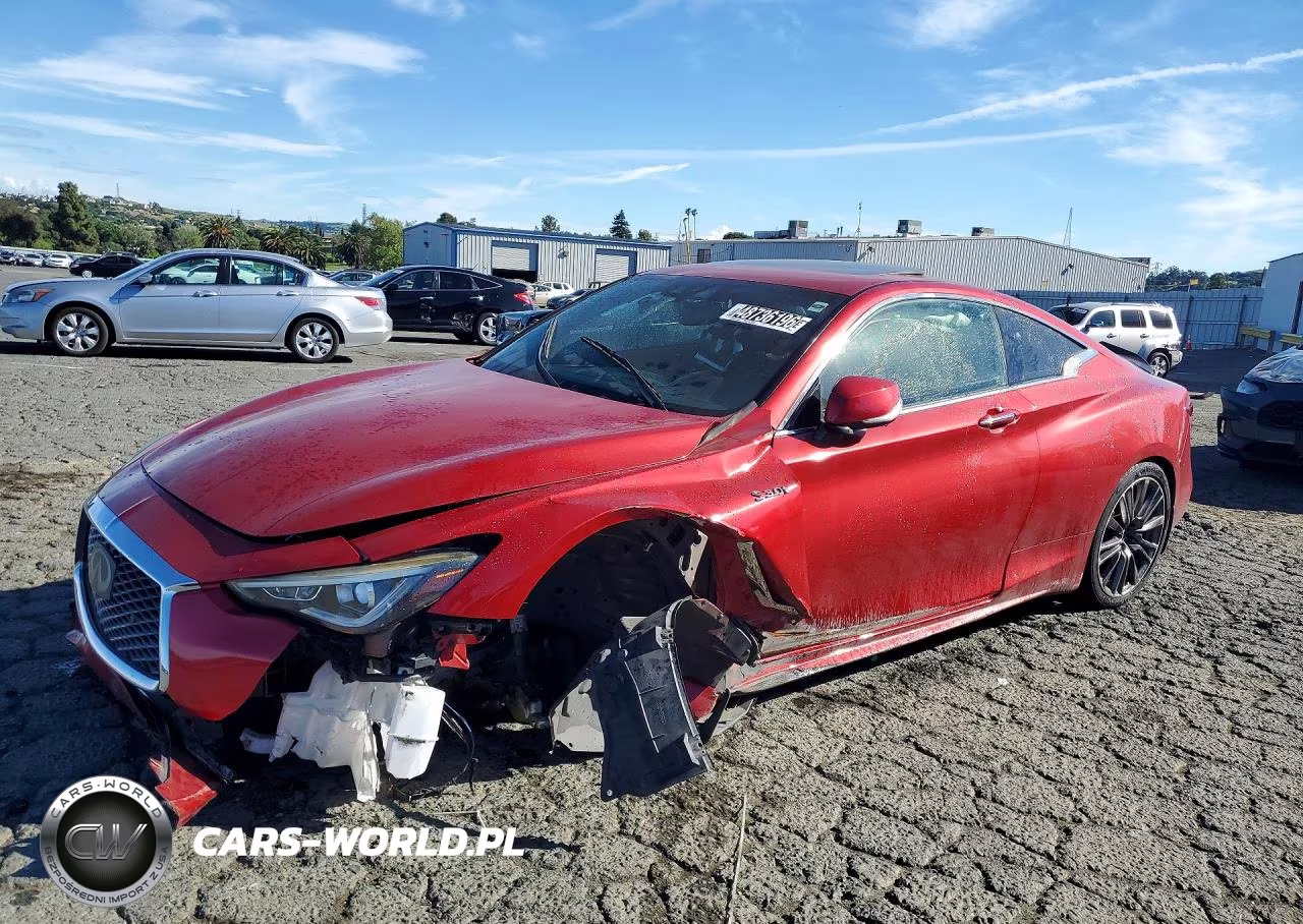 2017 Infiniti Q60 Red Sport 400