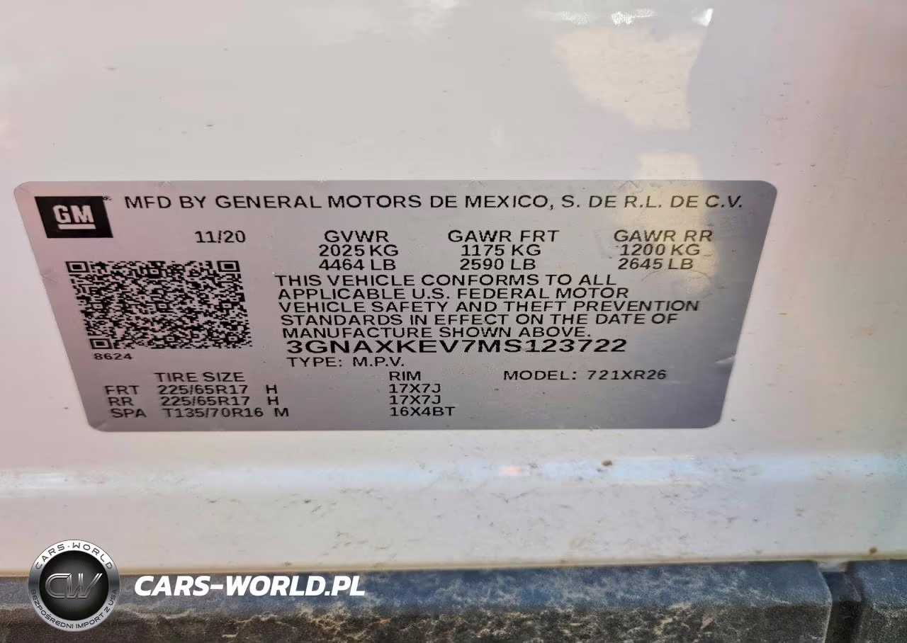 2021 Chevrolet Equinox Lt VIN:3GNAXKEV7MS123722 - 13