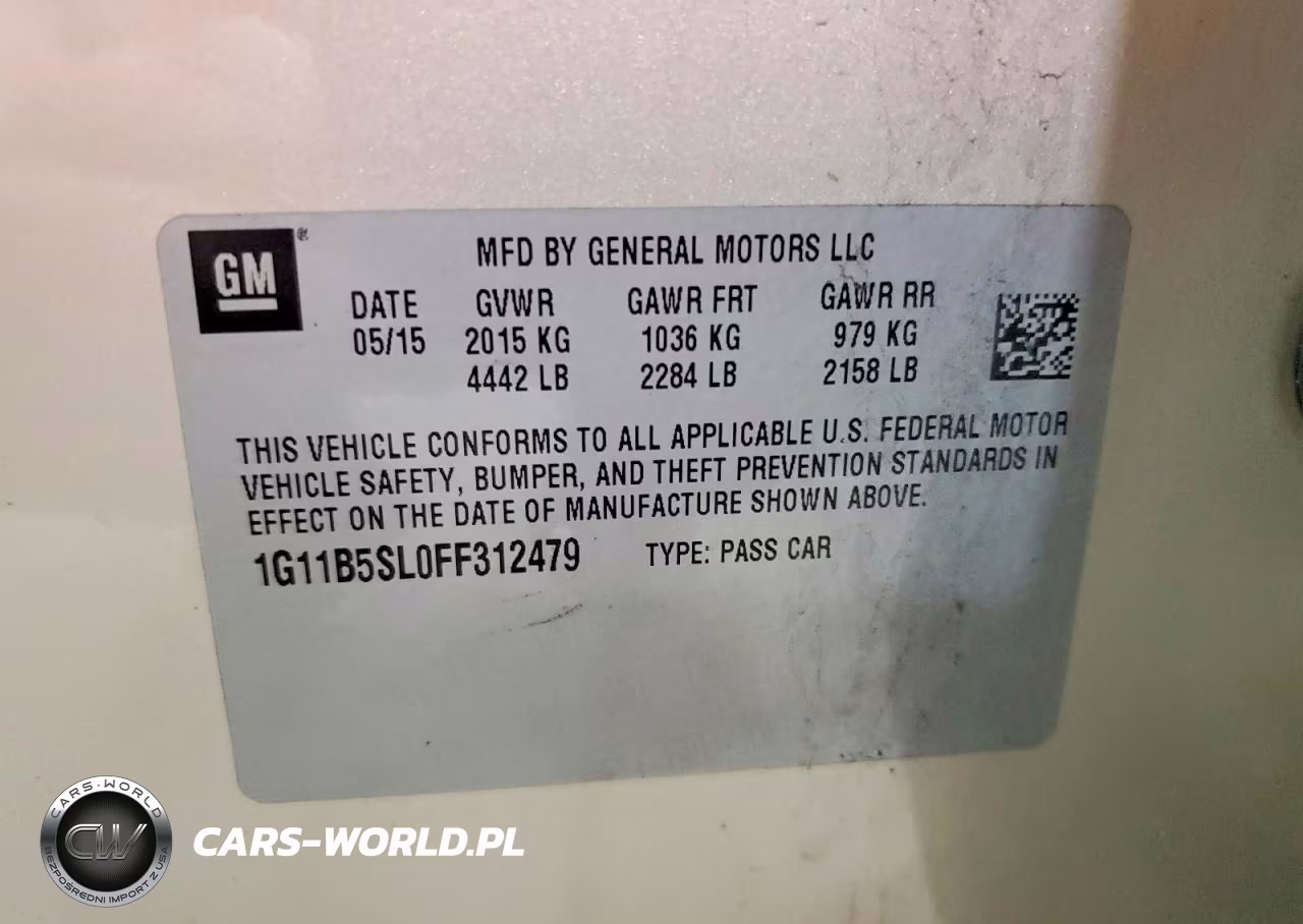 2015 Chevrolet Malibu Ls VIN:1G11B5SL0FF312479 - 13