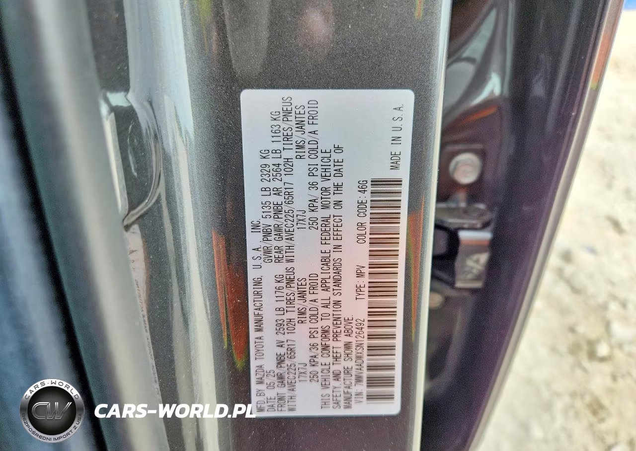 2025 Mazda Cx-50 Premium VIN:7MMVAADWXSN126492 - 14
