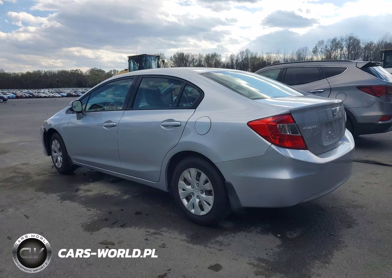 2012 Honda Civic Lx VIN:19XFB2F58CE026814 - 2