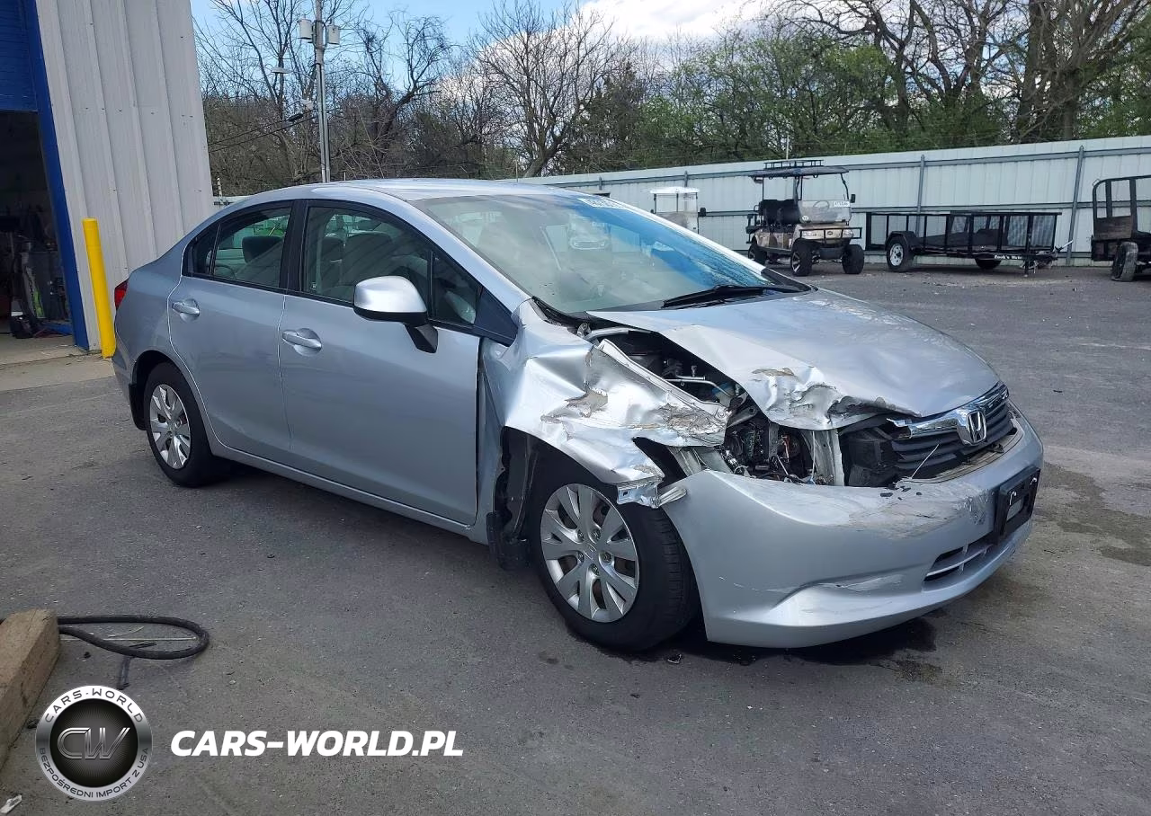 2012 Honda Civic Lx VIN:19XFB2F58CE026814 - 4