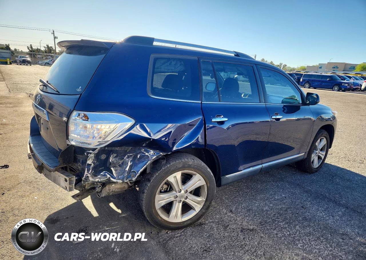 2013 Toyota Highlander Limited VIN:5TDYK3EH5DS121736 - 3