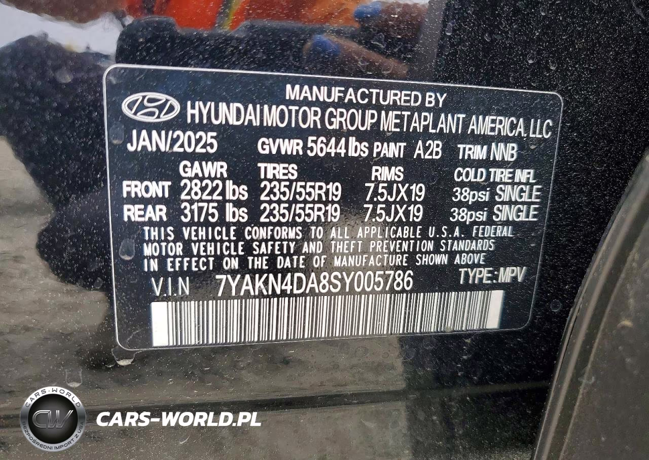2025 Hyundai Ioniq 5 Sel VIN:7YAKN4DA8SY005786 - 14